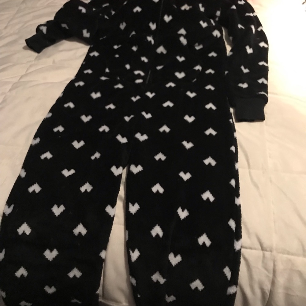 Onesie with pockets and hood